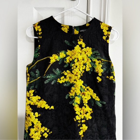 Dolce & Gabbana Mimosa Shift Floral Dress (Size EU42 & US6) - Picture 4 of 13